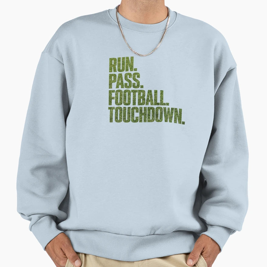 Thrill Football Lasting Passion Sweatshirt - Trendy Graphic Men Women - T-Shirt, Sweatshirt, Hoodie