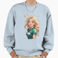 Charming Anime Little Lady Sweatshirt - Novelty Apparel Unisex - T-Shirt, Sweatshirt, Hoodie