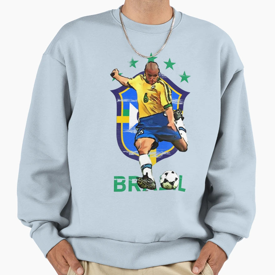 Roberto Carlos Brazil Sweatshirt - Fun Novelty Design Unisex - T-Shirt, Sweatshirt, Hoodie