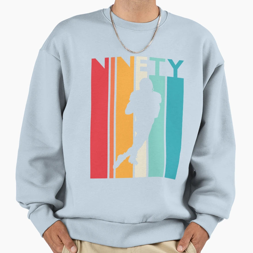 90Th Birthday Gift Football 90 T-Shirt - Fun Novelty Design for Adults - T-Shirt, Sweatshirt, Hoodie