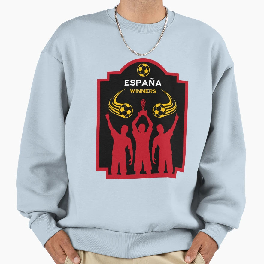 Espana Football Winners Sweatshirt - Minimalist Print Unisex - T-Shirt, Sweatshirt, Hoodie