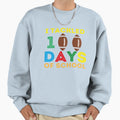 I Tackled 100 Days School Football Sweatshirt - Novelty Apparel for Adults - T-Shirt, Sweatshirt, Hoodie