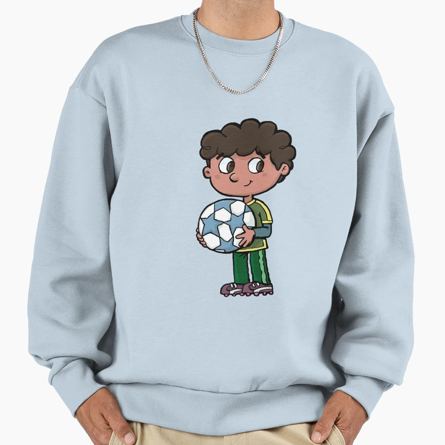 Soccer Ball Sweatshirt - Casual Everyday Wear for Adults - T-Shirt, Sweatshirt, Hoodie