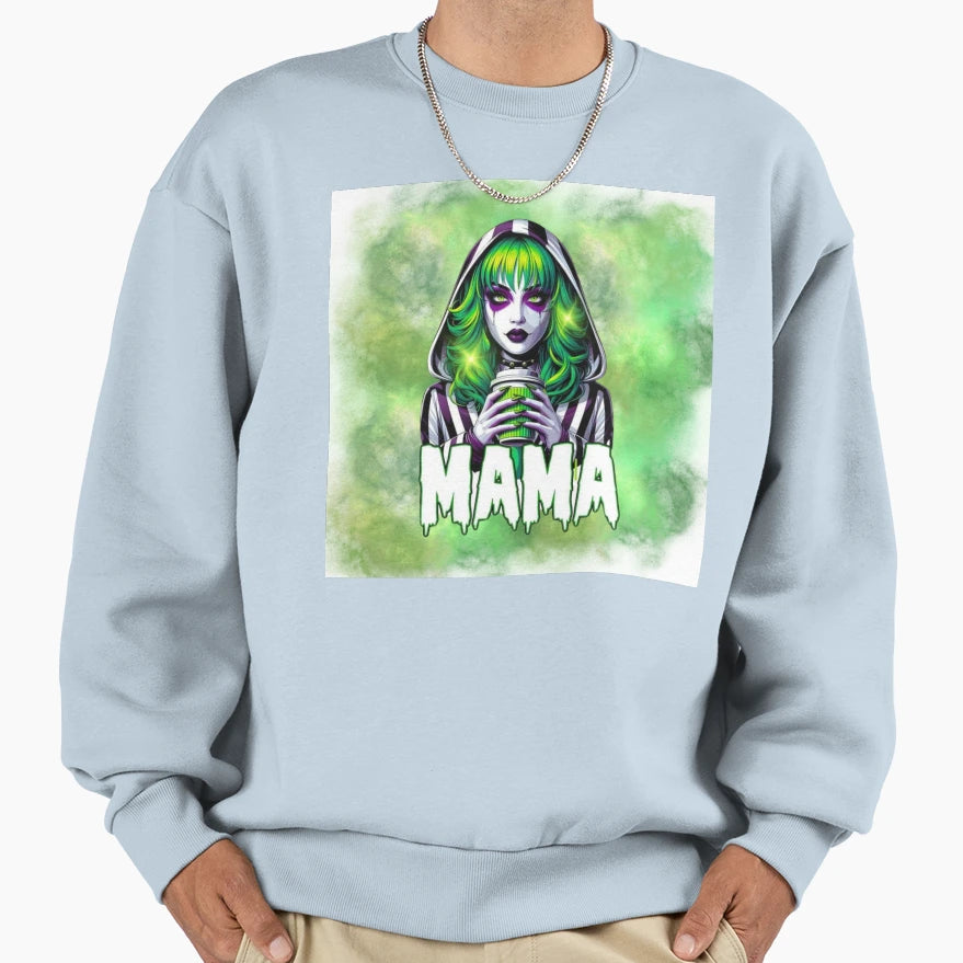 Spooky Mama Sweatshirt - Trendy Graphic for Adults - T-Shirt, Sweatshirt, Hoodie