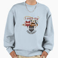 Three Football Hearts I Luvs My Sweatshirt - Trendy Graphic Men Women - T-Shirt, Sweatshirt, Hoodie