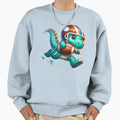 Fantay Football T Rex Sweatshirt - Fun Novelty Design for Adults - T-Shirt, Sweatshirt, Hoodie