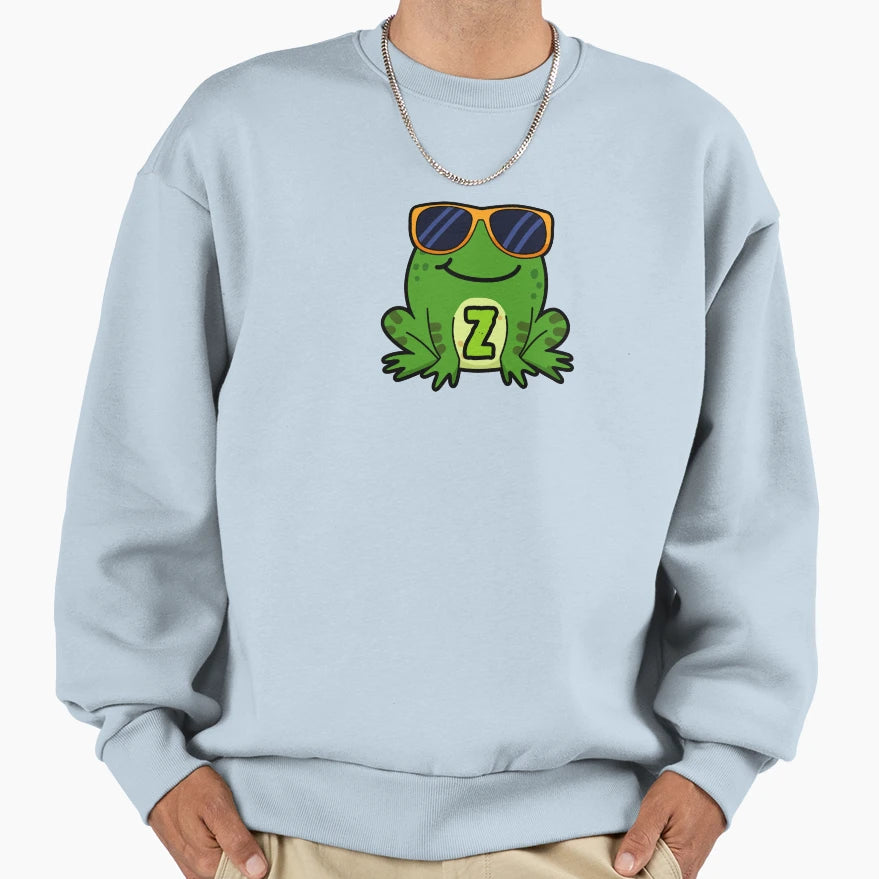 Alphabet Letter Z Toadally Toad Sweatshirt - Aesthetic Graphic Unisex - T-Shirt, Sweatshirt, Hoodie