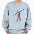 Football Player Sweatshirt - Casual Everyday Wear Unisex - T-Shirt, Sweatshirt, Hoodie