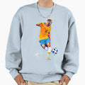 Neymar Jr Footballer Wpap Art Sweatshirt - Casual Everyday Wear Unisex - T-Shirt, Sweatshirt, Hoodie