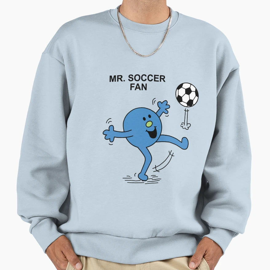 Mr Soccer Fan Sweatshirt - Graphic Print for Adults - T-Shirt, Sweatshirt, Hoodie