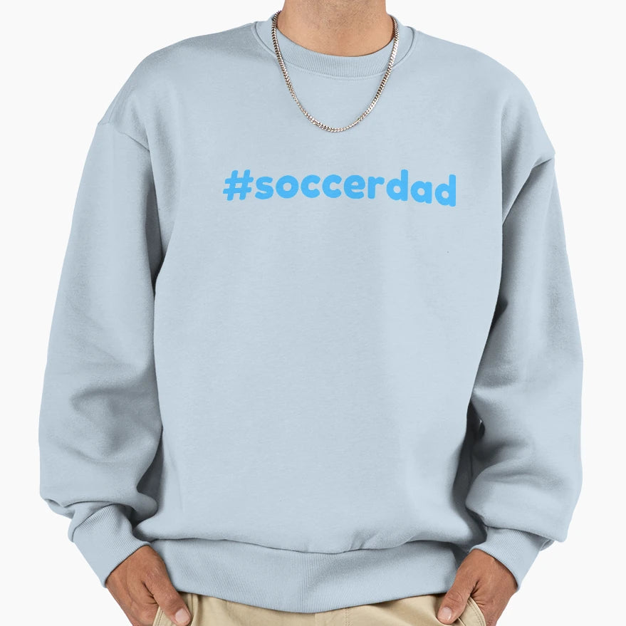 Soccerdad Caribbean Blue Sweatshirt - Graphic Print for Adults - T-Shirt, Sweatshirt, Hoodie