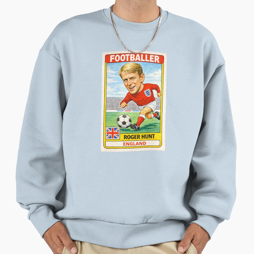 Football Bubble Gum Roger Hunt Sweatshirt - Custom Art Print Men Women - T-Shirt, Sweatshirt, Hoodie