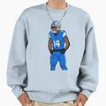 Amon Ra St Brown Celebration Sweatshirt - Aesthetic Graphic Unisex - T-Shirt, Sweatshirt, Hoodie