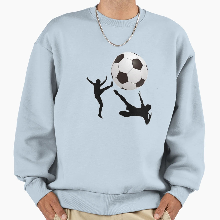 Playing Football Sweatshirt - Unique Graphic Unisex - T-Shirt, Sweatshirt, Hoodie