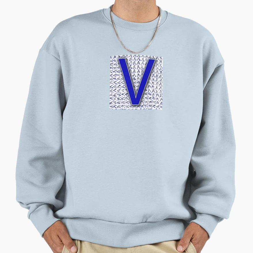 Versal V Winter Sweatshirt - Graphic Print Unisex - T-Shirt, Sweatshirt, Hoodie