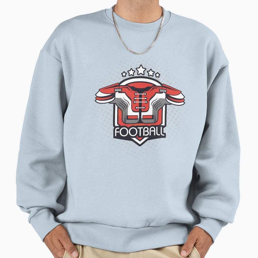 Fotball Sweatshirt - Minimalist Print Men Women - T-Shirt, Sweatshirt, Hoodie