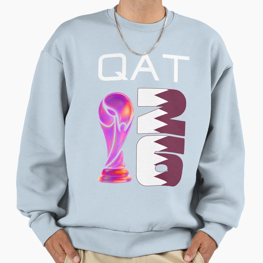 Qatar 2026 World Cup Fan Trophy T-Shirt - Novelty Apparel Men Women - T-Shirt, Sweatshirt, Hoodie