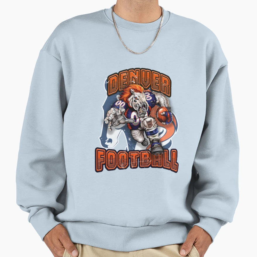 Denver Football Sweatshirt - Casual Everyday Wear for Adults - T-Shirt, Sweatshirt, Hoodie