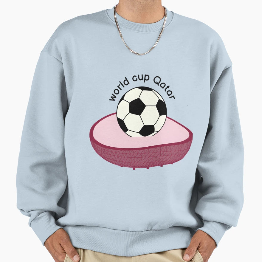 2022 World Cup Yalla Habibi Sweatshirt - Trendy Graphic for Adults - T-Shirt, Sweatshirt, Hoodie