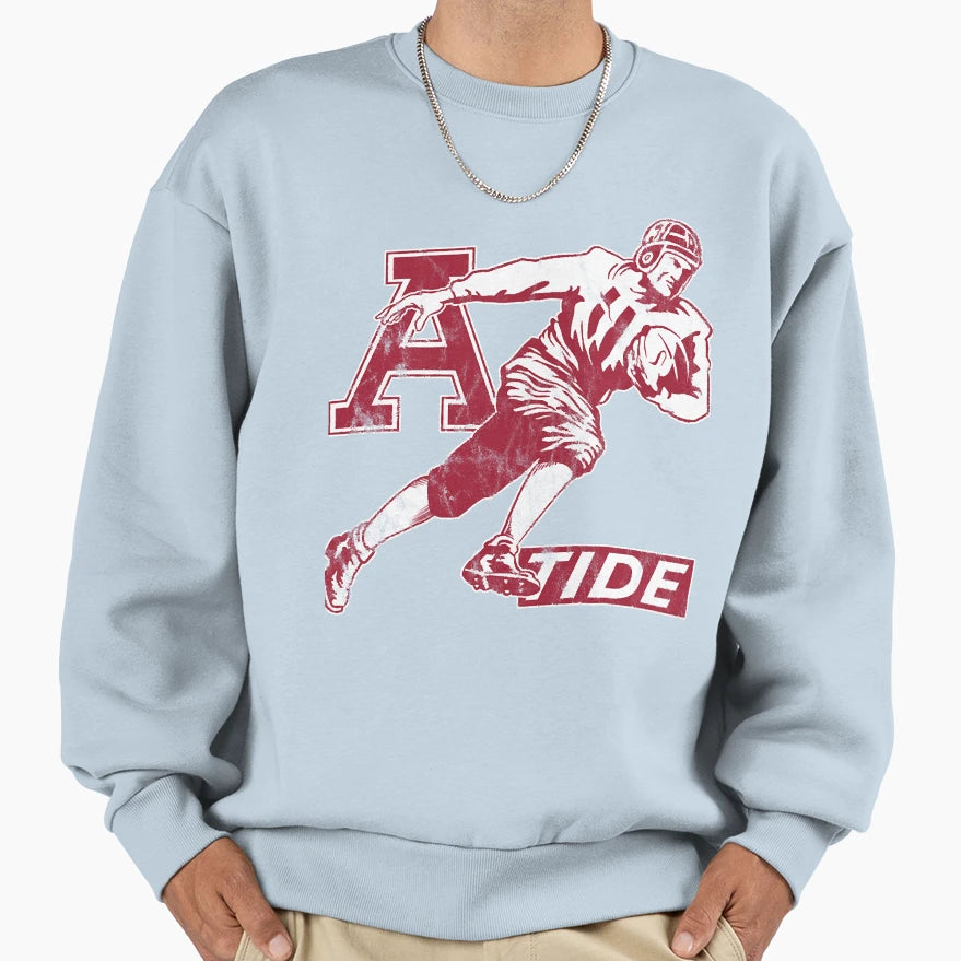 Alabama Tide Football Player Sweatshirt - Unique Graphic Men Women - T-Shirt, Sweatshirt, Hoodie