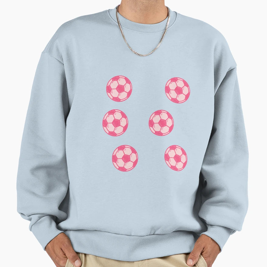 Soccer Ball Sweatshirt - Streetwear Style Men Women - T-Shirt, Sweatshirt, Hoodie