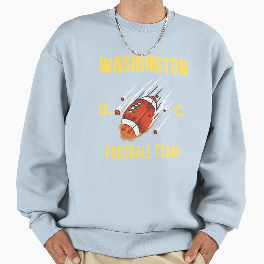 Washington D C Football Team Sweatshirt - Novelty Apparel for Adults - T-Shirt, Sweatshirt, Hoodie