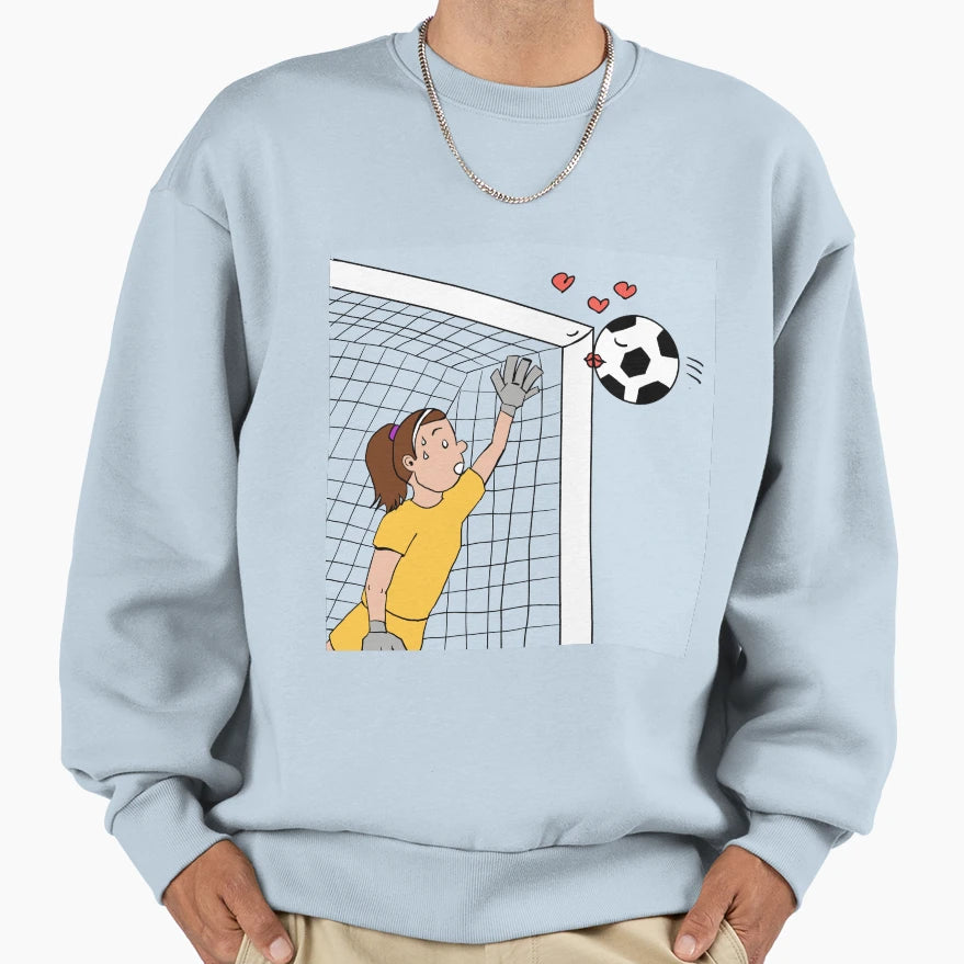 Soccer Valentines Sweatshirt - Minimalist Print for Adults - T-Shirt, Sweatshirt, Hoodie