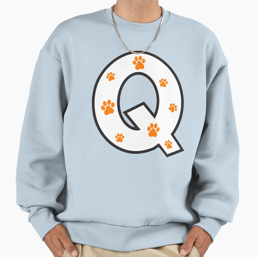 Paw Alphabet Sweatshirt - Aesthetic Graphic for Adults - T-Shirt, Sweatshirt, Hoodie