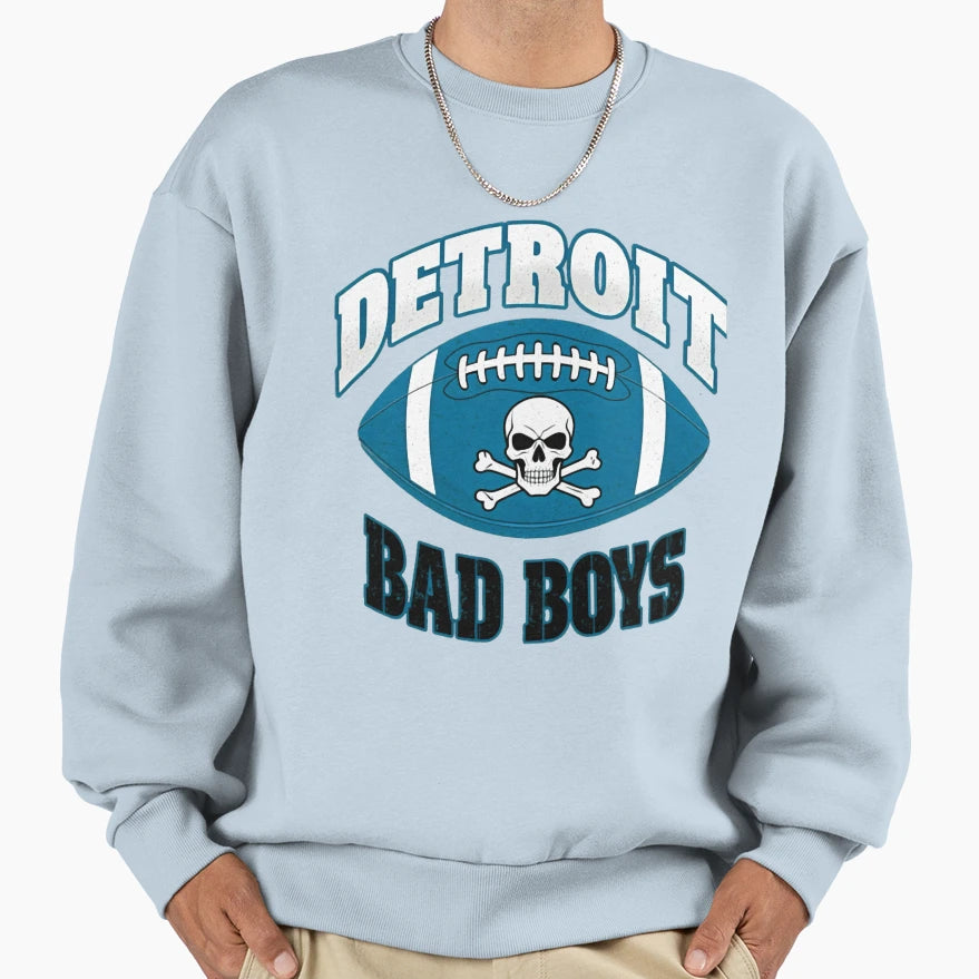 Football Detroit Lions Sweatshirt - Minimalist Print Men Women - T-Shirt, Sweatshirt, Hoodie
