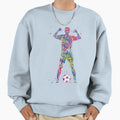 Male Soccer Player Sweatshirt - Aesthetic Graphic Unisex - T-Shirt, Sweatshirt, Hoodie