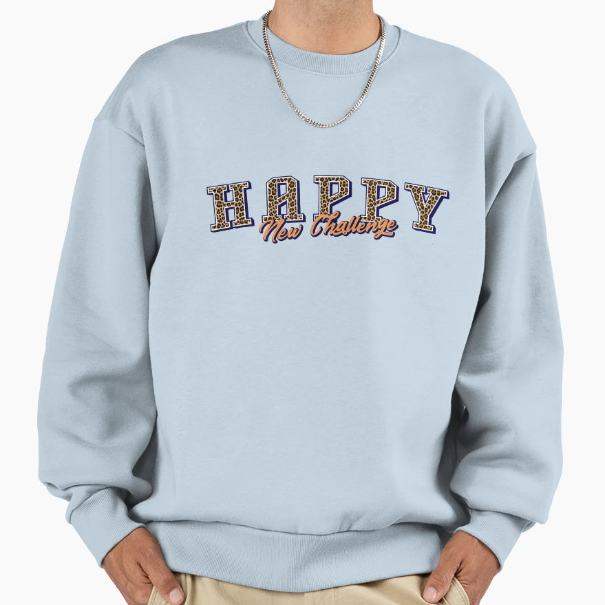 Happy New Challenge Png Leopard T-Shirt - Unique Graphic Men Women - T-Shirt, Sweatshirt, Hoodie
