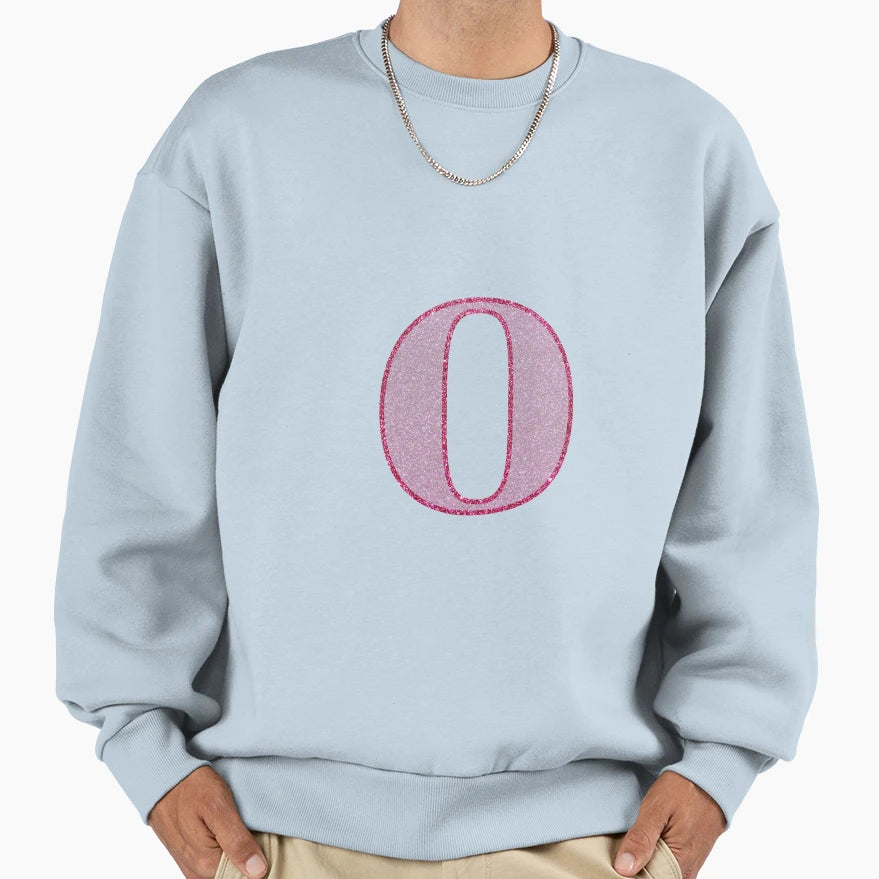 Letter O Sweatshirt - Trendy Graphic for Adults - T-Shirt, Sweatshirt, Hoodie