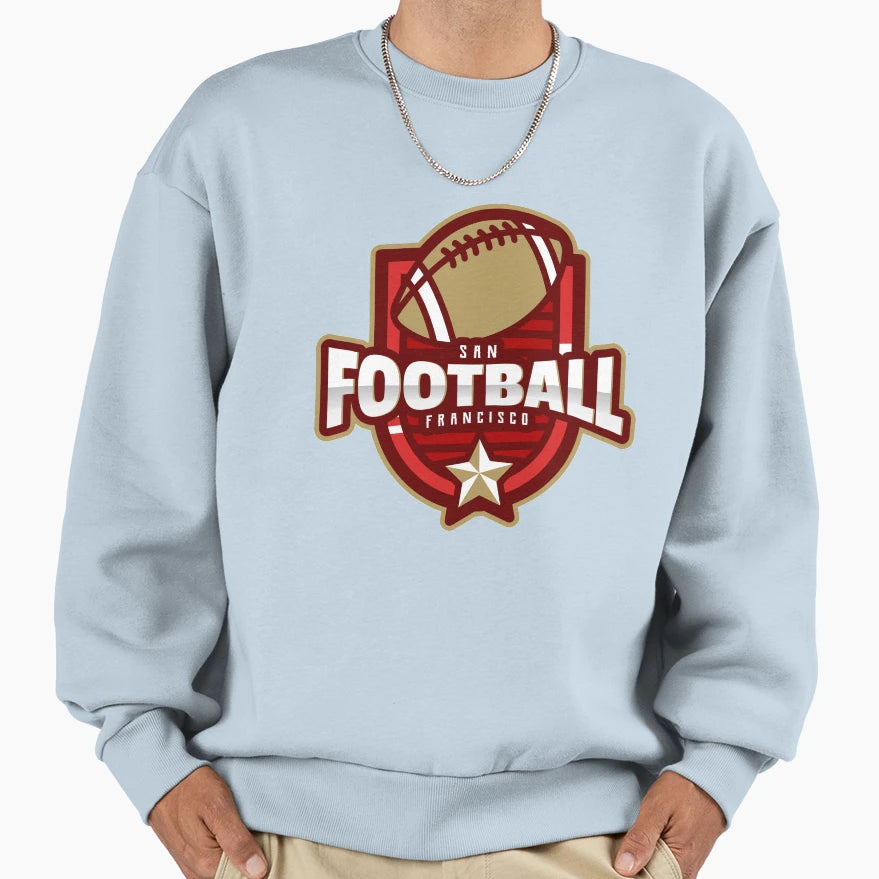 San Francisco Football Sweatshirt - Casual Everyday Wear for Adults - T-Shirt, Sweatshirt, Hoodie