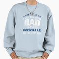 Dallas Fan Cow Best Dad Ever Fathers Day T-Shirt - Trendy Graphic Unisex - T-Shirt, Sweatshirt, Hoodie