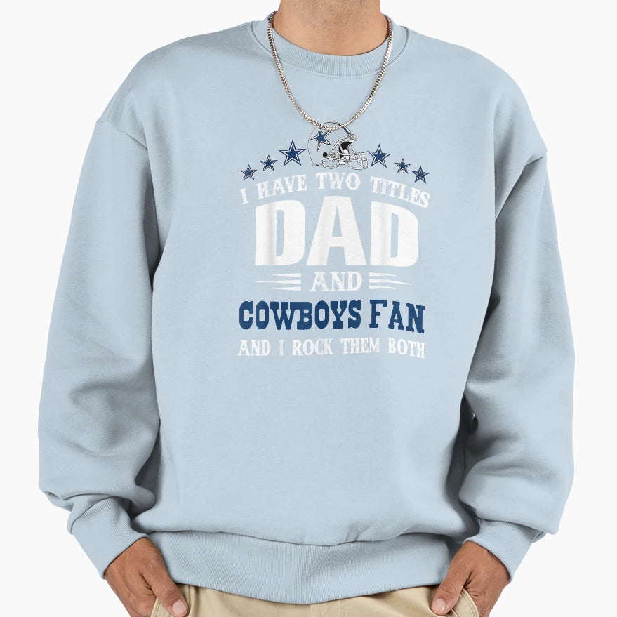 Dallas Fan Cow Best Dad Ever Fathers Day T-Shirt - Trendy Graphic Unisex - T-Shirt, Sweatshirt, Hoodie