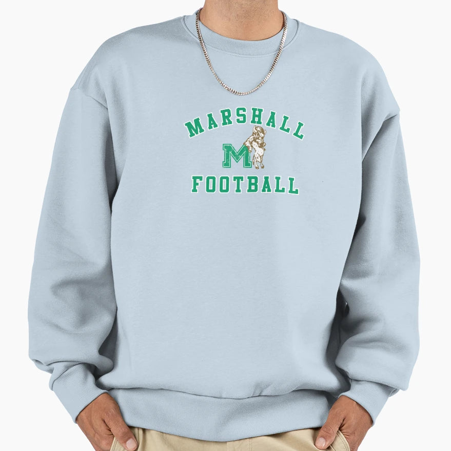 Marshall Thundering Herd Sweatshirt - Trendy Graphic for Adults - T-Shirt, Sweatshirt, Hoodie