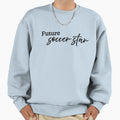 Future Soccer Star Black Sweatshirt - Fun Novelty Design for Adults - T-Shirt, Sweatshirt, Hoodie