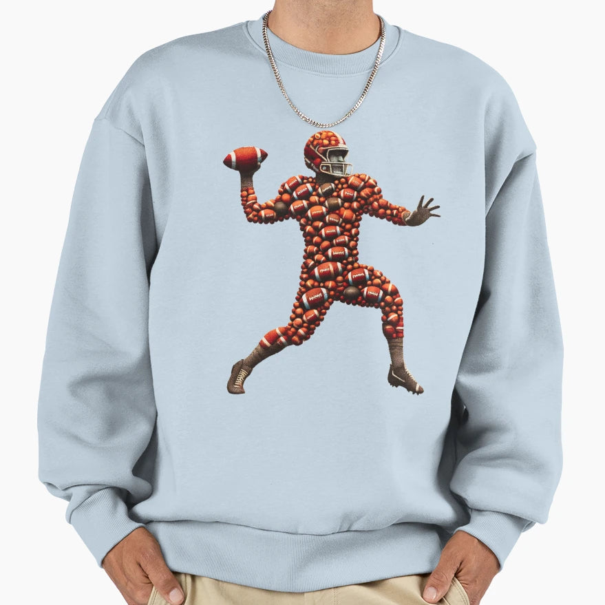 Gridiron Hero Football Sweatshirt - Fun Novelty Design Men Women - T-Shirt, Sweatshirt, Hoodie