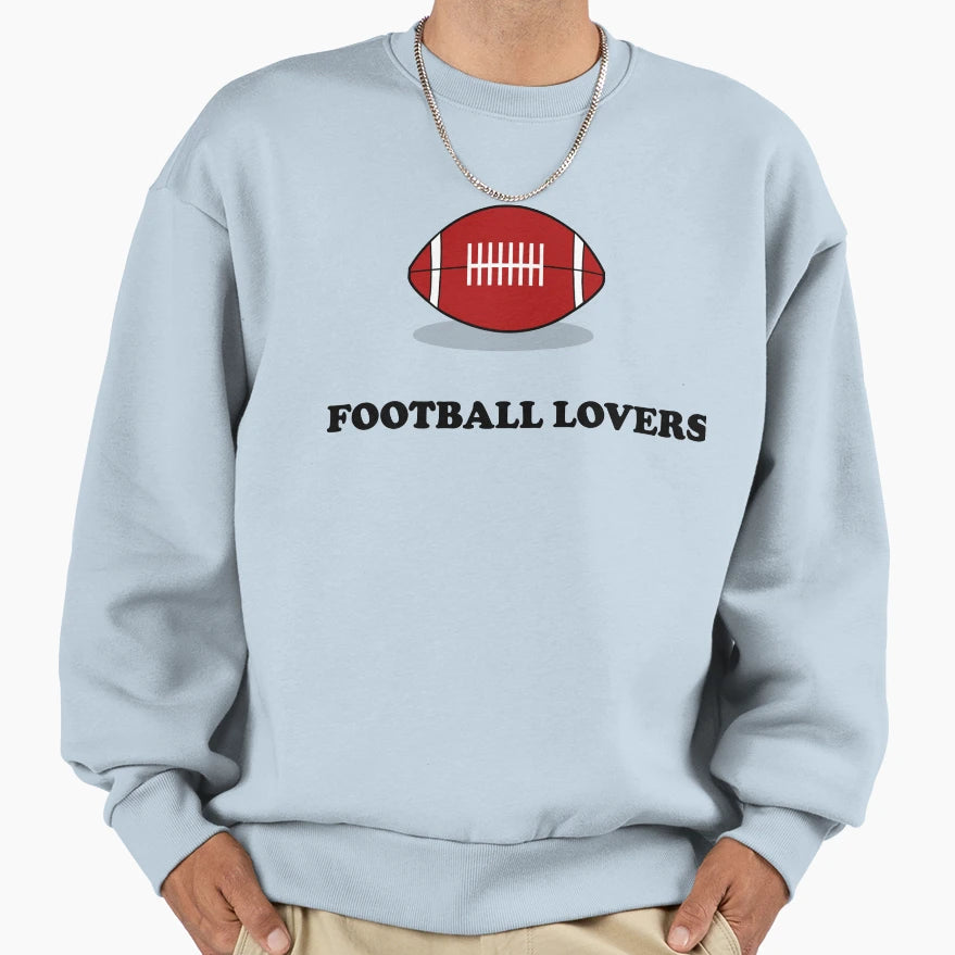 Football Lovers Sweatshirt - Minimalist Print for Adults - T-Shirt, Sweatshirt, Hoodie