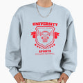 University College Collegiate Football T-Shirt - Novelty Apparel for Adults - T-Shirt, Sweatshirt, Hoodie