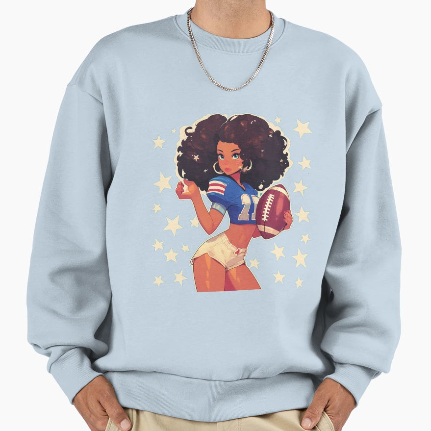 Football Sweatshirt - Unique Graphic Unisex - T-Shirt, Sweatshirt, Hoodie