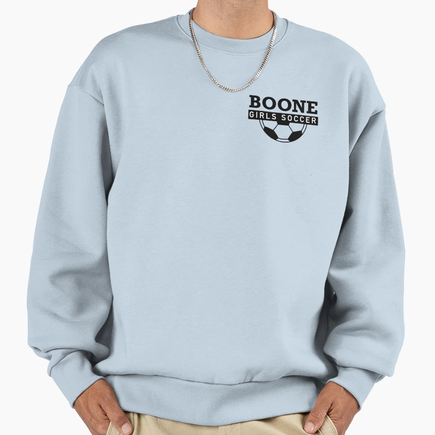 Boone Soccer Sweatshirt - Minimalist Print Unisex - T-Shirt, Sweatshirt, Hoodie