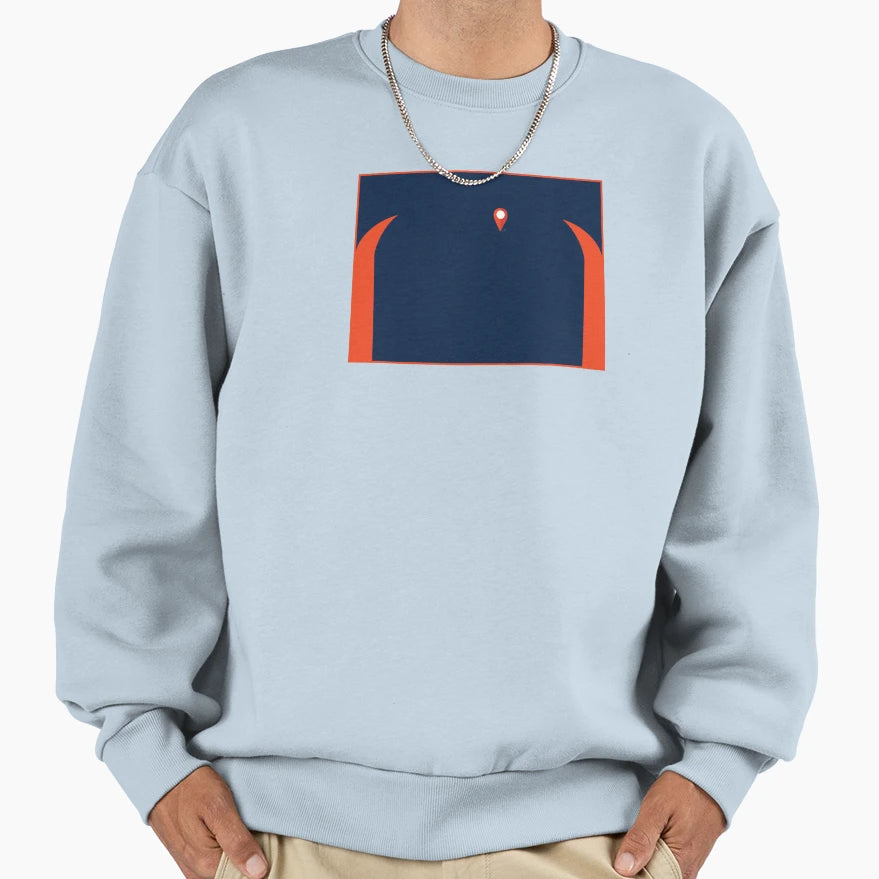 Denver Football Alternate Sweatshirt - Casual Everyday Wear Unisex - T-Shirt, Sweatshirt, Hoodie