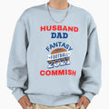 Husband Dad Fantasy Football Sweatshirt - Custom Art Print for Adults - T-Shirt, Sweatshirt, Hoodie