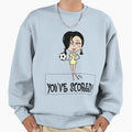 Sexy Football Soccer Strip Role Play Sweatshirt - Trendy Graphic for Adults - T-Shirt, Sweatshirt, Hoodie