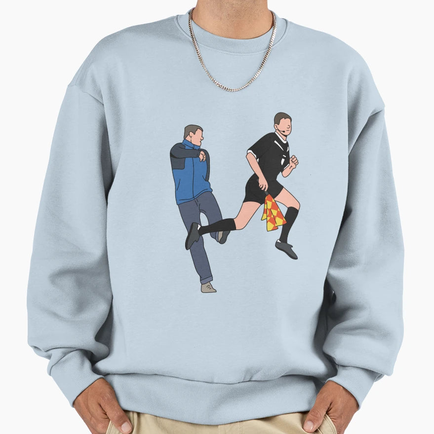 Football Fan Vs Referee Sweatshirt - Fun Novelty Design for Adults - T-Shirt, Sweatshirt, Hoodie
