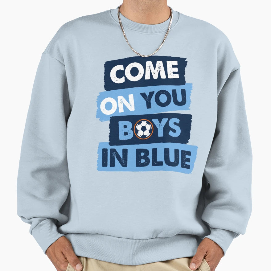 Come You Blue Soccer Ny Sweatshirt - Aesthetic Graphic Unisex - T-Shirt, Sweatshirt, Hoodie
