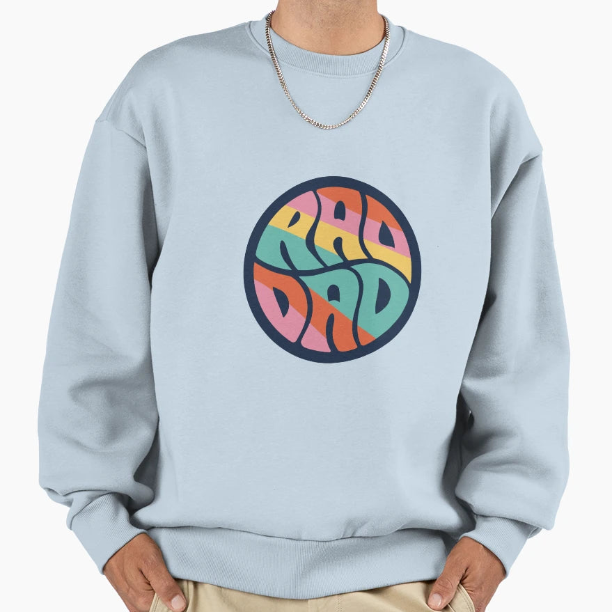 Rad Dad Inspired Dads T-Shirt - Novelty Apparel for Adults - T-Shirt, Sweatshirt, Hoodie