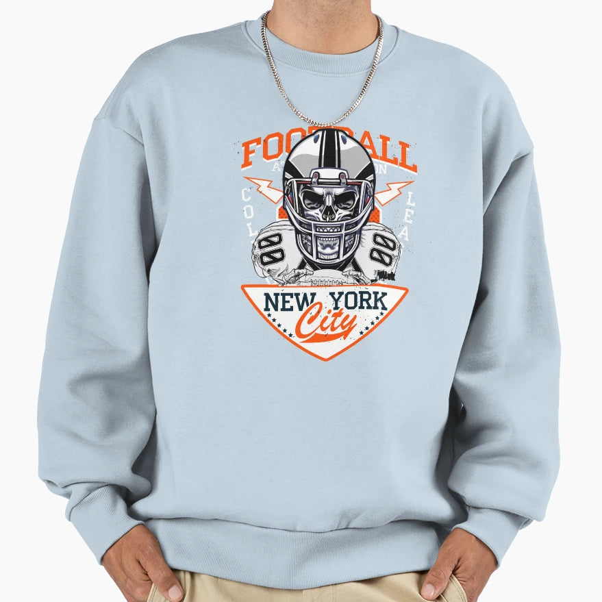 Football City Sweatshirt - Minimalist Print Men Women - T-Shirt, Sweatshirt, Hoodie