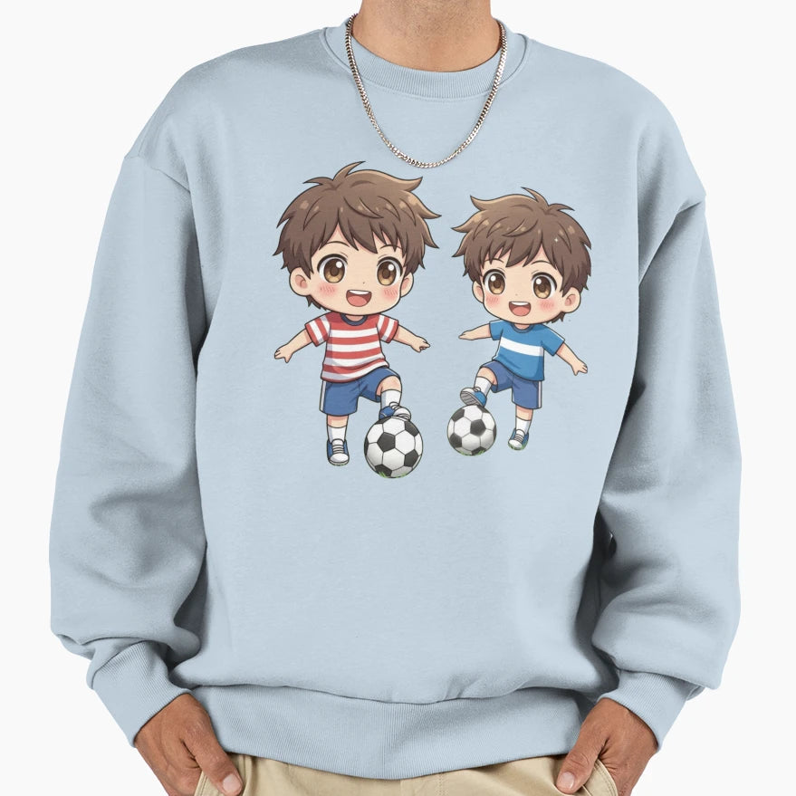 Children Competing Football Sweatshirt - Streetwear Style Men Women - T-Shirt, Sweatshirt, Hoodie